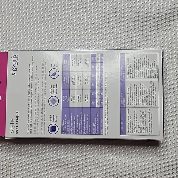 SIGVARIS 842N STYLE WOMEN SOFT OPAQUE CLOSED TOE THIGH HIGHS 20-30 MMHG - Picture 2 of 8